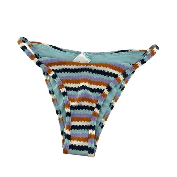 L*Space Printed Stripe Jay Bikini Bottom XS - Picture 4 of 10